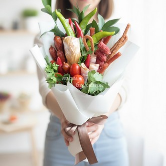 Букет с пивчиками и сыром